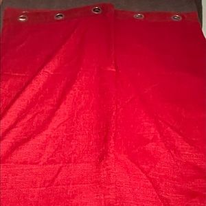 PIer One Imports Set Of 2 Deep Red Lined Blackout Curtain Panels Drapes  54x84”